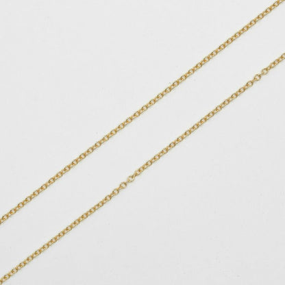 Tiffany & Co Bezel Set 18K Yellow Gold And Diamonds Ladies 2.38g Necklace