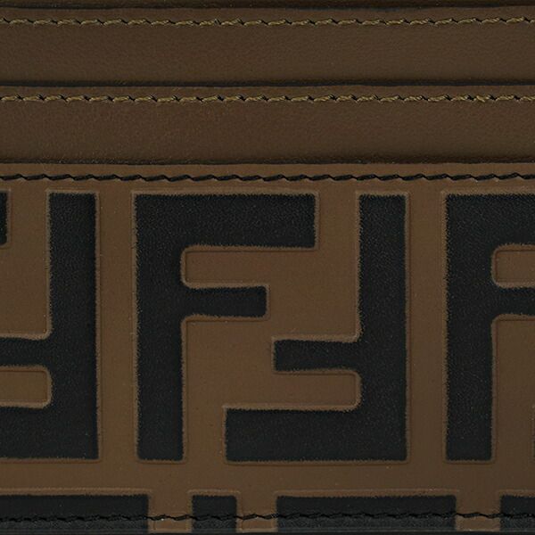 Fendi Card Case F Is Fendi Brown