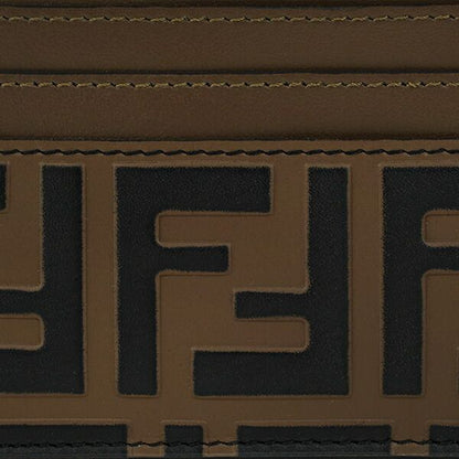 Fendi Card Case F Is Fendi Brown