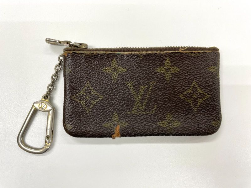 Louis Vuitton Monogram Pochette Cles Coin Case M62650 Brown Made In France
