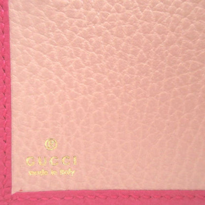 Gucci 772738 GG Marmont Leather Pink Bifold Wallet 0193 Gucci