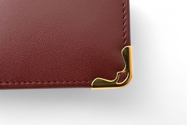 Cartier Fold Wallet Vintage Cartier Men's Wallet Must De Cartier Bordeaux