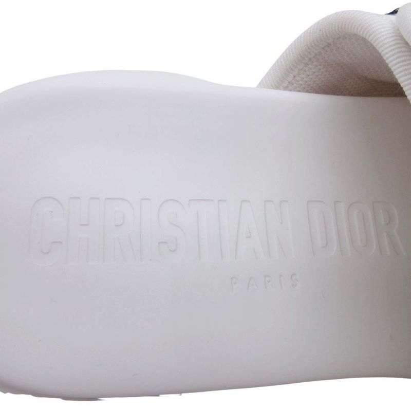 Christian Dior Amour Flat Sandals Slides Sandals Slides Mules Logo Belt Thick
