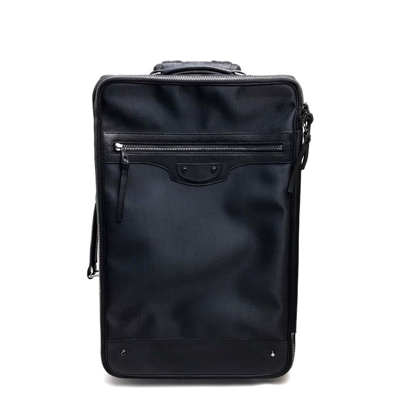 Balenciaga Carry-on Trolley 248415 Nylon/leather Black