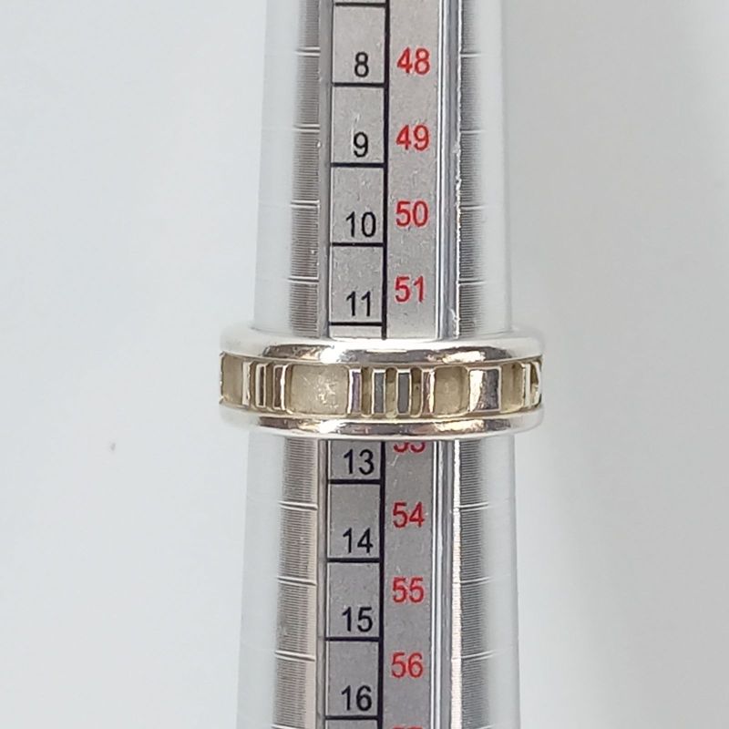 Size 12 6mm (0.24in) Atlas Ring 925 Silver Tiffany &co