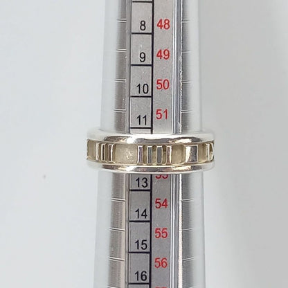Size 12 6mm (0.24in) Atlas Ring 925 Silver Tiffany &co