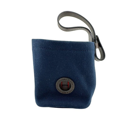 Hermes Dog Treat Pouch 2023 Pouch Small Bag Navy Unisex