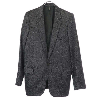 Dior Homme Dior Homme 2003aw Luster Wool Lamé Tailored Jacket 3hh1021077 Gray 50