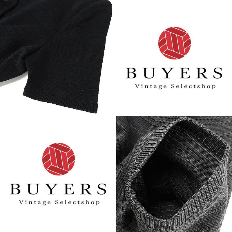 Yves Saint Laurent Dress Size M Short Sleeves Made In Japan Black Fashionable