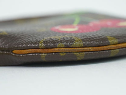 Authentic Louis Vuitton LV Porte Moneron Monogram Cherry Takashi Murakami Coin