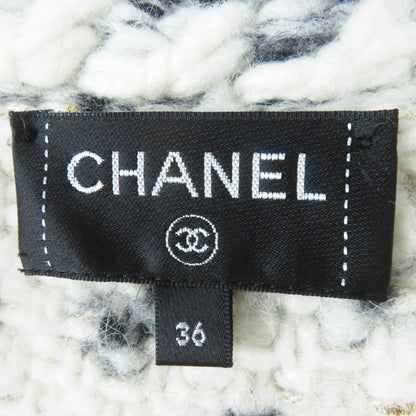 CHANEL 2021 21A P71038 Cashmere Blend Runway Wear Long Length Knit Vest Ecru