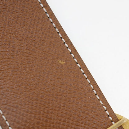 Hermes Horse Buckle Vintage Reversible Box Calf And Courchevel Black/brown 0W