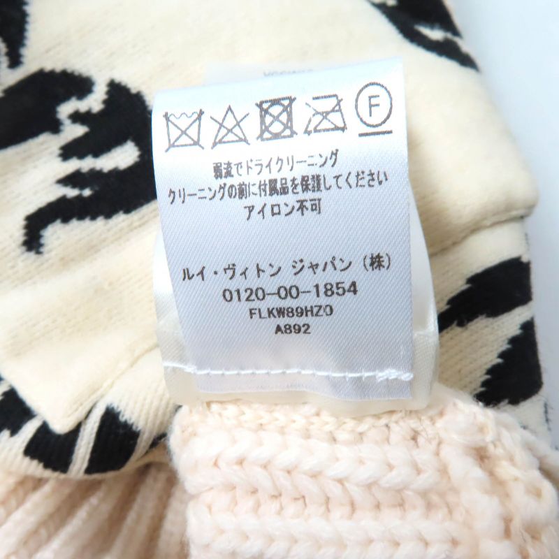 Louis Vuitton 21AW Cashmere Blend Fornasetti Bow Jacquard Sleeveless Knit Vest