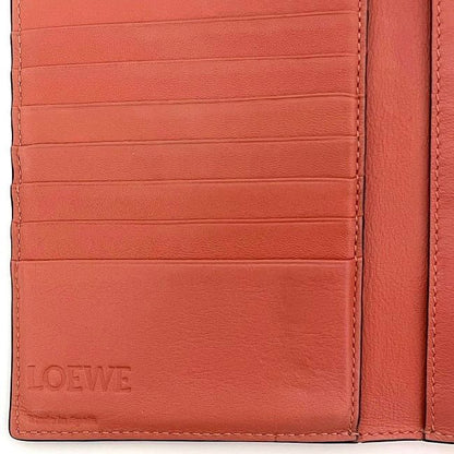 Loewe Bifold Wallet Vertical Wallet Small Beige