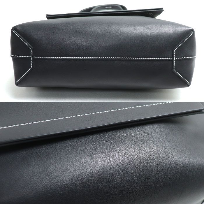 Hermes Cabas Serie 31 Tote Bag Black Ladies Pre-owned Stamped B