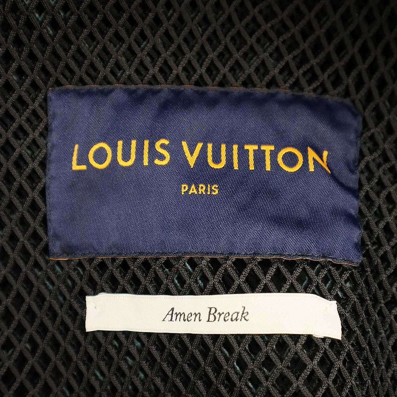 Louis Vuitton 22ss Gradient Monogram Mesh Blouson Rm221 Kd2 Hmb82e Black 46