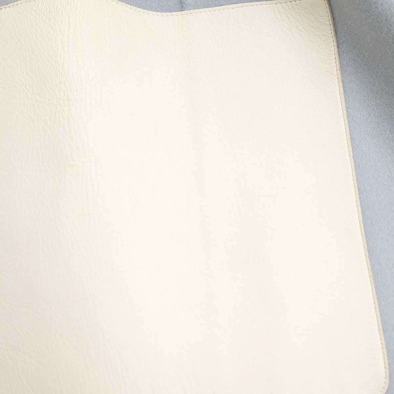 Fendi Leather Pocket Double Face Cape Coat Sac Blue 38 Ff8129 W1d