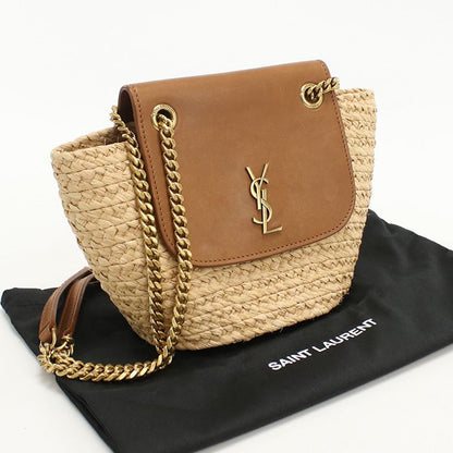 Saint Laurent Manon Mini Bag 774269 Baggage Bag Raffia Leather Women