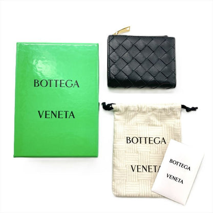 Bottega Veneta Intrecciato Bifold Wallet Leather 742330 VCPP 38425 Black