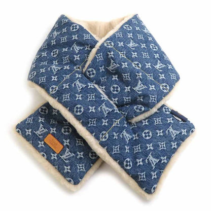 Louis Vuitton Scarf NIGO Collaboration Echarpe Shearling  Denim Mp2703