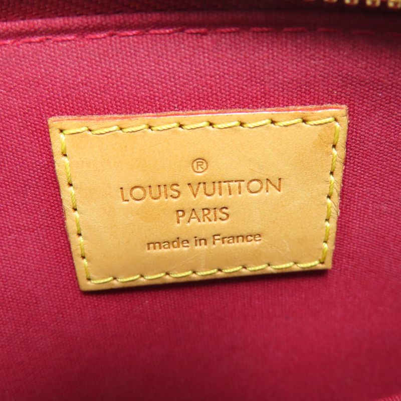 Louis Vuitton M91593 Alma BB Rayures Handbag Vernis Women