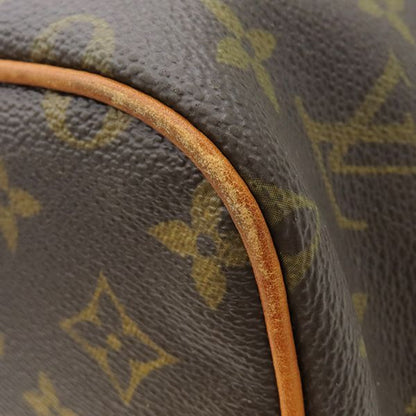Louis Vuitton Handbag Palermo PM Monogram Canvas Monogram Gold Hardware Brown