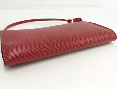 Louis Vuitton Pochette Accessoire Accessory Pouch Epi Carmine Red M40776