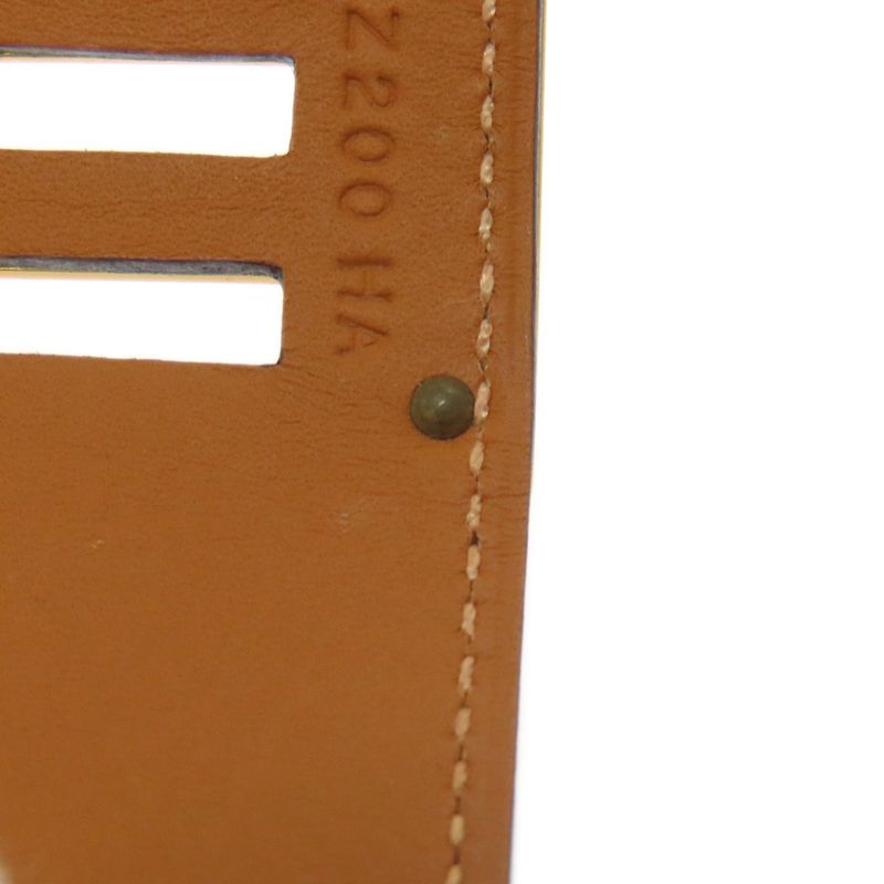 Hermes Kerry Dog Bangle Bracelet Swift Women