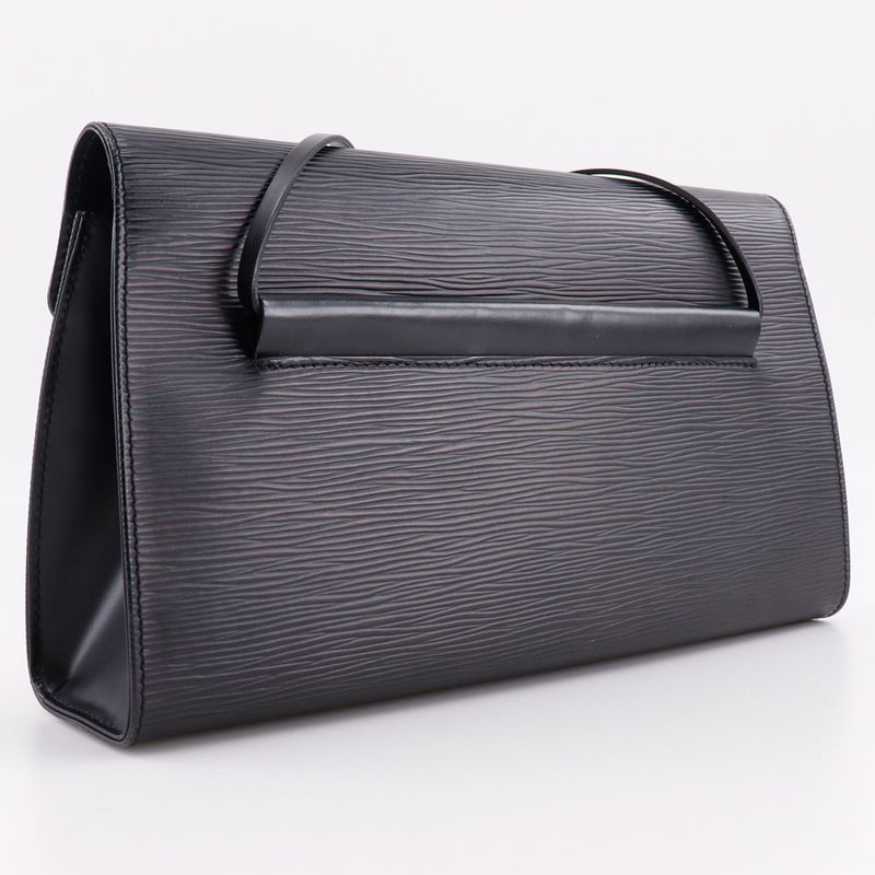 Louis Vuitton Dinard M52022 Epi Leather Noir Black Fl1002 Ladies Shoulder Bag