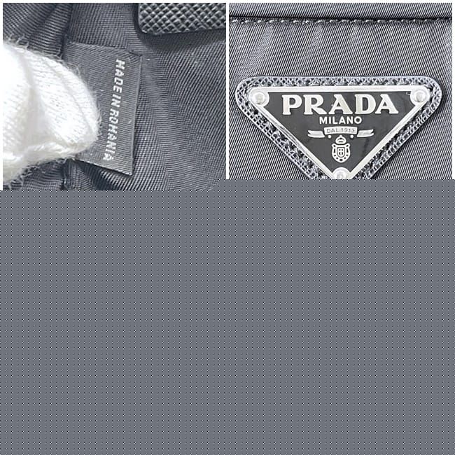 Prada Backpack Black NERO Tessuto 2vz048 Excellent Condition