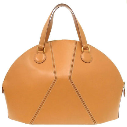Hermes Ile De Beau Vaux Chamonix Natural Gold Hardware 00W Engraved Handbag