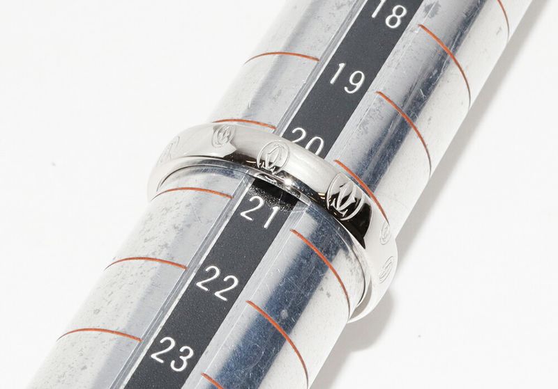 Cartier Ring Pt950 Happy Birthday Ring SM Logo Cartier Wedding Ring B40553