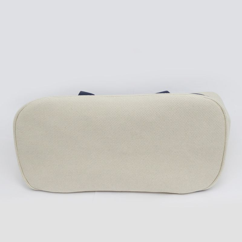 Hermes Cabrio Mother's Bag Toile Ash Gripe Lou Navy Tote Bag Canvas