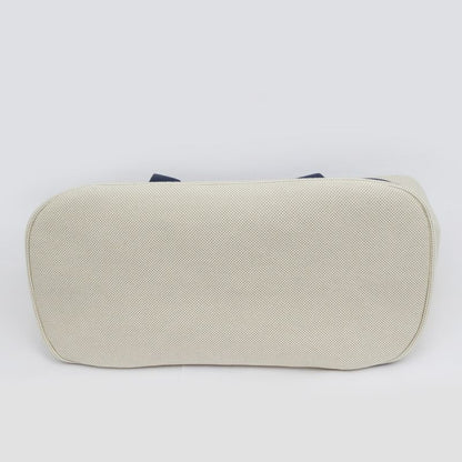 Hermes Cabrio Mother's Bag Toile Ash Gripe Lou Navy Tote Bag Canvas