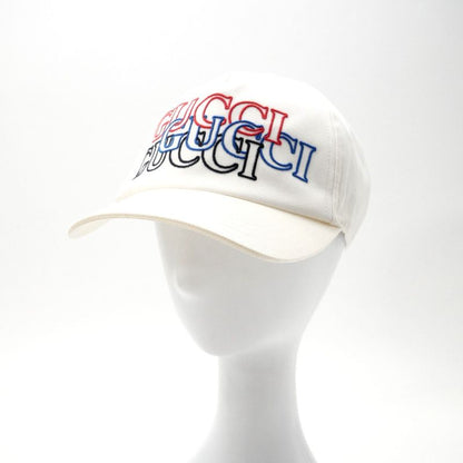 Never UsedMade In 2024Gucci Cap Size L 59 Logo Embroidery White