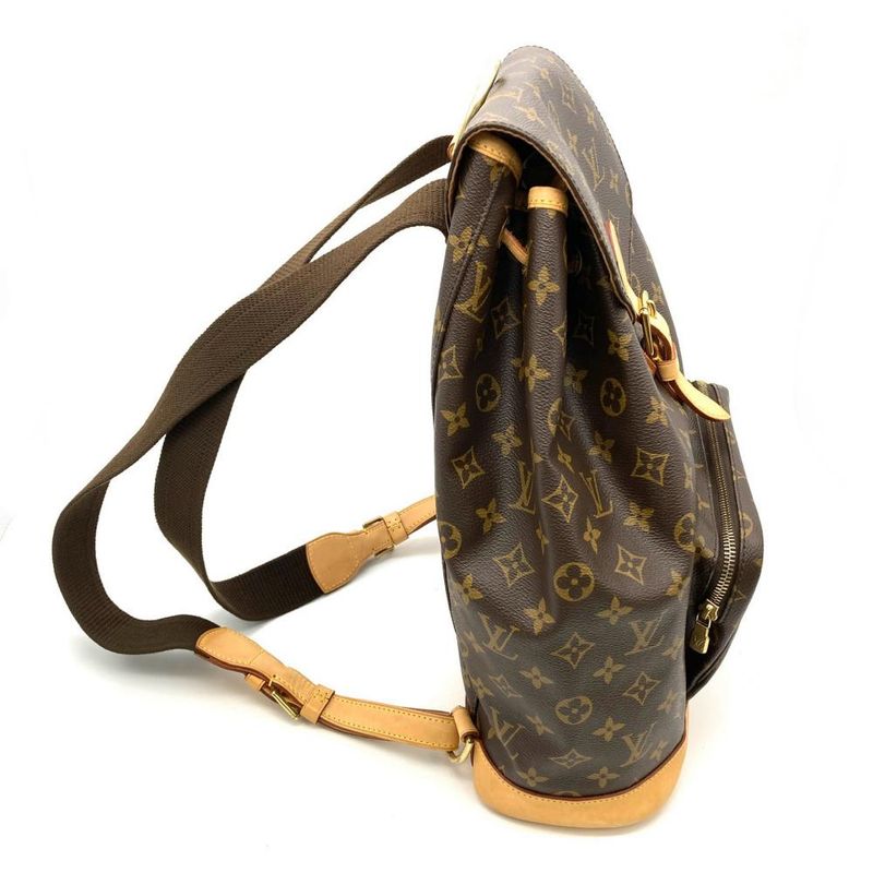 Louis Vuitton Montsouris GM Backpack Monogram Canvas M51135 Brown
