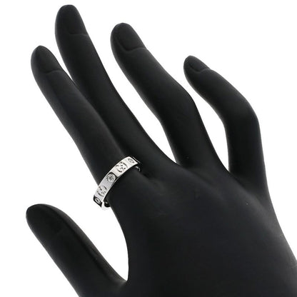 Gucci Icon 6P Diamond #13 Ring 18K White Gold Ladies