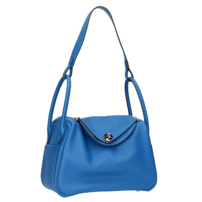Hermes Lindy 26 C Engraved Svhardware Evercolor Shoulder Bag Women 26