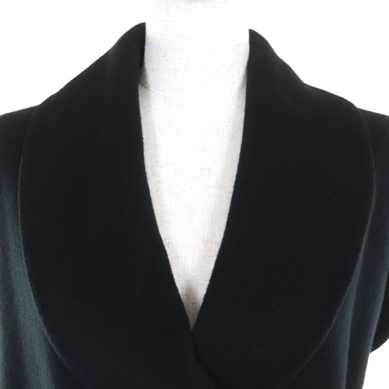 Hermes 2023 3h0141da 100% Cashmere Leather Use Belt Design Long Gilet Vest