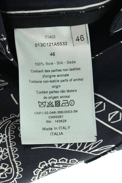 Dior 013c121a5532 Paisley Allover Silk Half Pants Men's 46