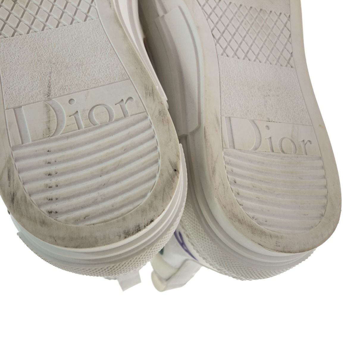 Christian Dior Shoes Sneakers High Cut Sneakers 40 Kenny Scharf White