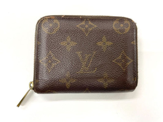 Louis Vuitton Monogram Zippy Coin Purse Zippy Wallet Round Zip Compact Wallet
