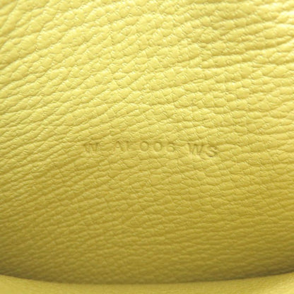 Hermes Bearn Card Case Chevre Mizor Lime Stamped W (made In 2024) Yellow 1650