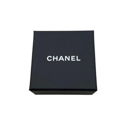 Chanel Earring Square Coco Mark Abc253 Black Gold Chanel Unused
