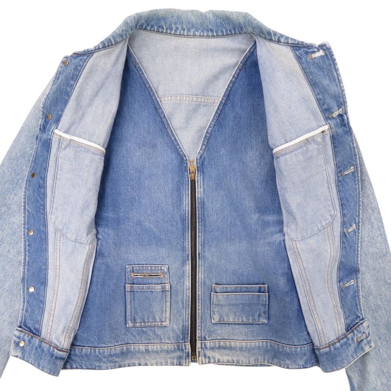 Louis Vuitton 19SS Double Front Virgil Abloh Hga73wlvp Cotton/leather Blue Size