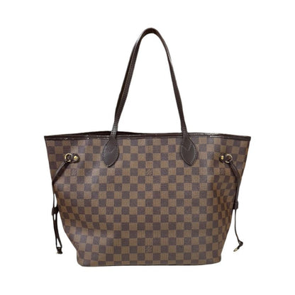Louis Vuitton Neverfull MM Damier Tote Bag Damier Canvas N51105 Brown Women