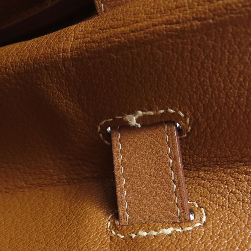 Hermes Birkin 35 Gold Hardware Handbag Courchevel Women