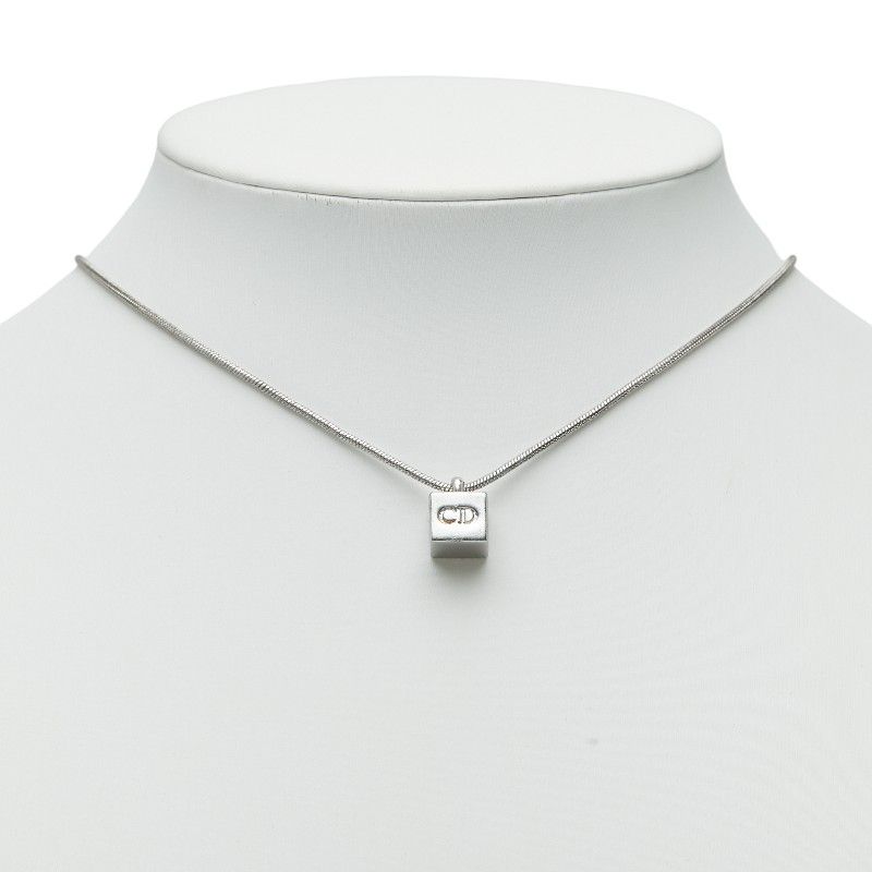 Dior CD Logo Cube Silver Metal Ladies Dior