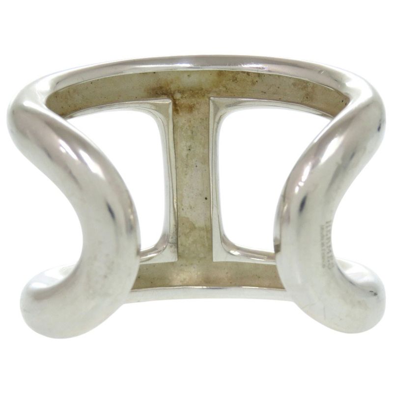 Hermes Osmose Bracelet Cuff Bangle Sv925 Silver 0181 Hermes