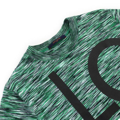 Louis Vuitton 2019 Hgy12w Big Logo Galaxy Print Short Sleeve Short Sleeve